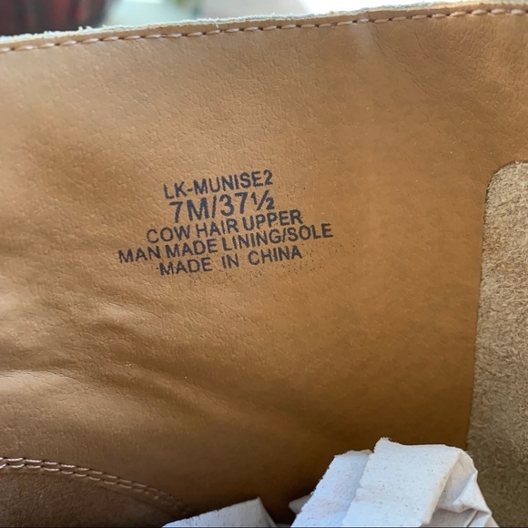 Lucky Brand Munise2 Leopard print Heel Ankle Boots women’s size US 7 M - Picture 6 of 9